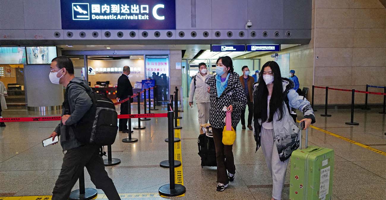Τέλος στην υποχρεωτική καραντίνα για τους ταξιδιώτες από τις 8 Ιανουαρίου στην Κίνα