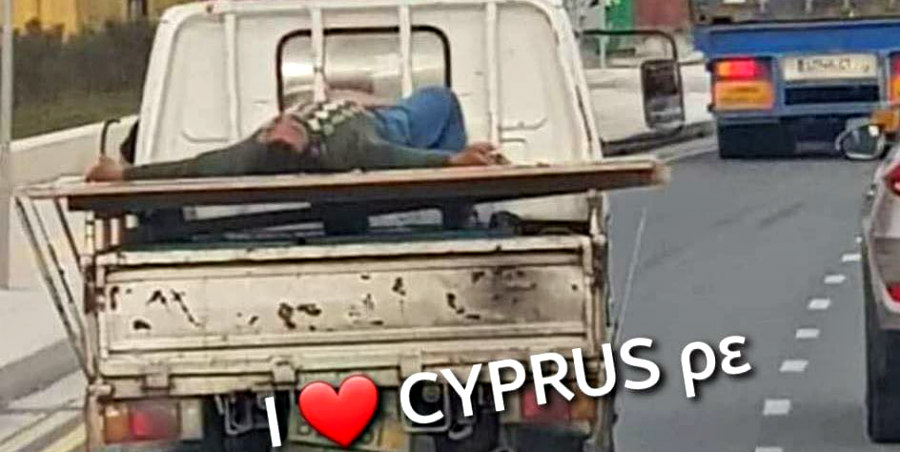 ΛΕΜΕΣΟΣ: Μόνο στην Κύπρο! - Ξάπλωσε στην καρότσα για να... δροσιστεί -ΦΩΤΟΓΡΑΦΙΑ 
