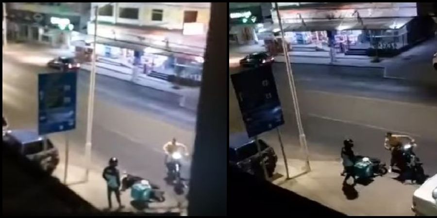Άγνωστος έκλεψε πινακίδες μοτοσικλέτας από ντελιβερά στη Λεμεσό - Αυτεπάγγελτη έρευνα από την Αστυνομία - Δείτε βίντεο