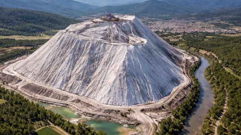  38 εκατ. τόνοι... αλατιού - Το «βουνό» που δεν έπρεπε να υπάρχει και συνεχίζει να μεγαλώνει