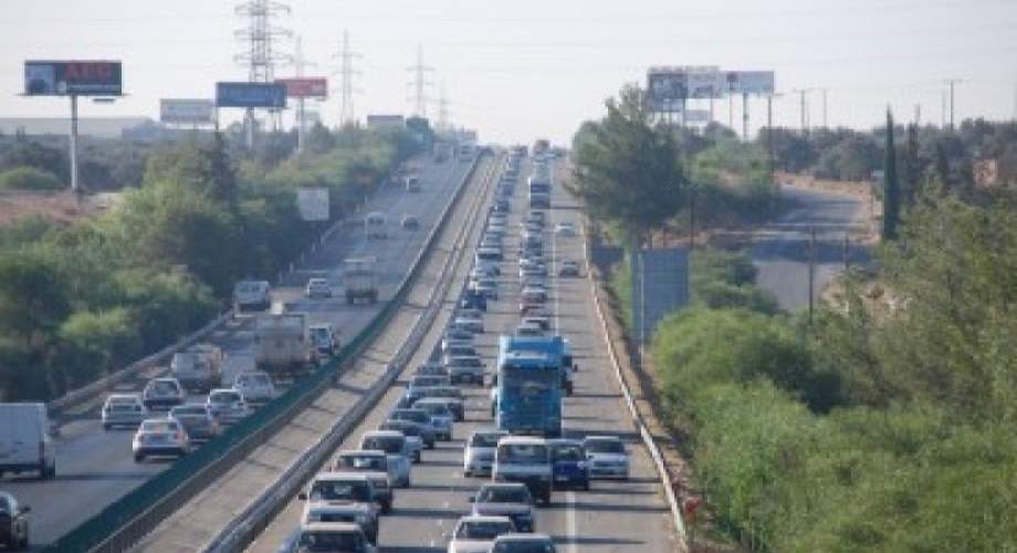 Εργασίες ΑΗΚ στον αυτοκινητόδρομο Λεμεσού - Λευκωσίας με ολιγόλεπτες διακοπές κυκλοφορίας 