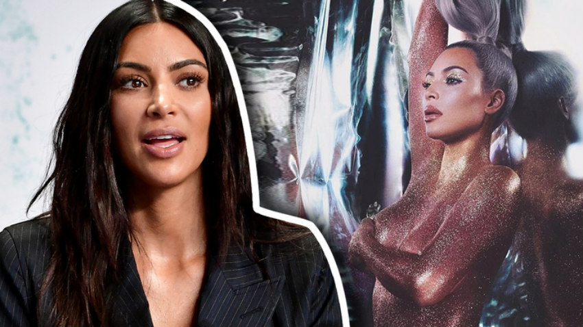 Kim Kardashian: Κατηγορείται ότι αντέγραψε την ολόγυμνη φωτογράφιση με γκλίτερ από τη Beyonce - ΦΩΤΟΓΡΑΦΙΑ + VIDEO