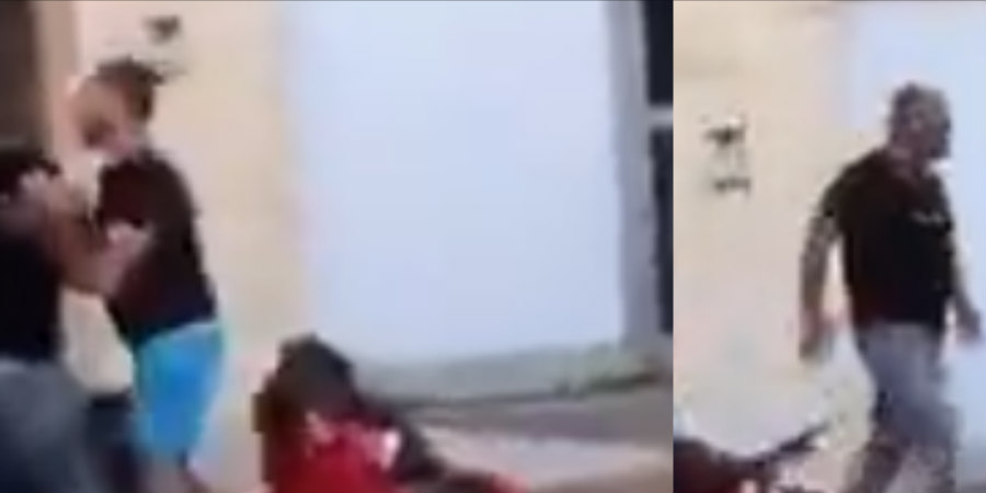 Βίντεο που προκαλεί οργή – Άνδρας χτυπάει γυναίκα σε δημόσιο χώρο στη Λάρνακα – Κρατά βρέφος στην αγκαλιά της