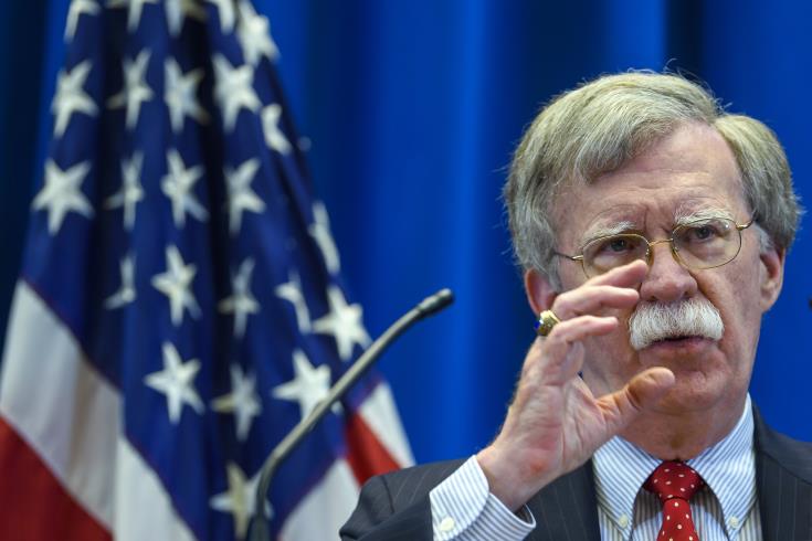 Οι ΗΠΑ δεν επιδιώκουν 'αλλαγή του καθεστώτος' στο Ιράν, δηλώνει ο Μπόλτον 