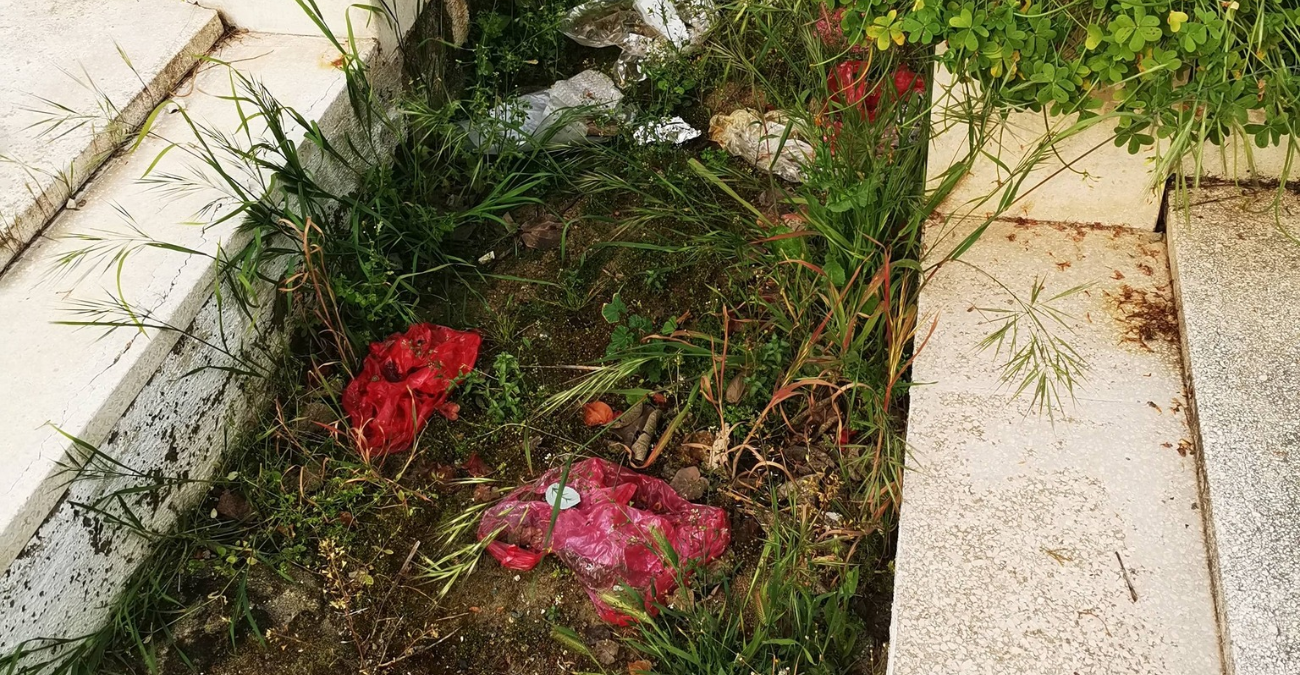 Εικόνες ντροπής σε κοιμητήριο στη Λάρνακα: Σκουπίδια παντού - Οργισμένη ανάρτηση πολίτη «Αίσχος, αηδία...ας σεβαστούμε τους νεκρούς» - Φωτογραφίες