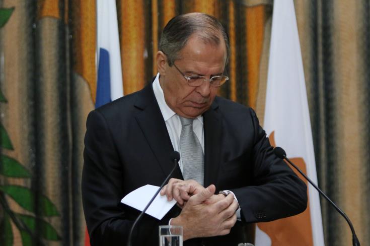 Τη θέση αρχών της Μόσχας στο Κυπριακό επανέλαβε ο Ρώσος ΥΠΕΞ στον Κύπριο ομόλογό του 