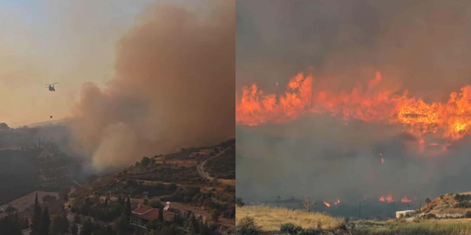 VIDEO: Συγκλονιστικά πανοραμικά πλάνα από drone - Καρέ-καρέ η εξάπλωση και η κατάσβεση της πυρκαγιάς στη Λεμεσό