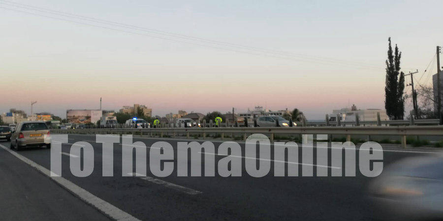 ΛΕΜΕΣΟΣ: Άνοιξε ο αυτοκινητόδρομος που έκλεισε για το τροχαίο - ΦΩΤΟΓΡΑΦΙΕΣ