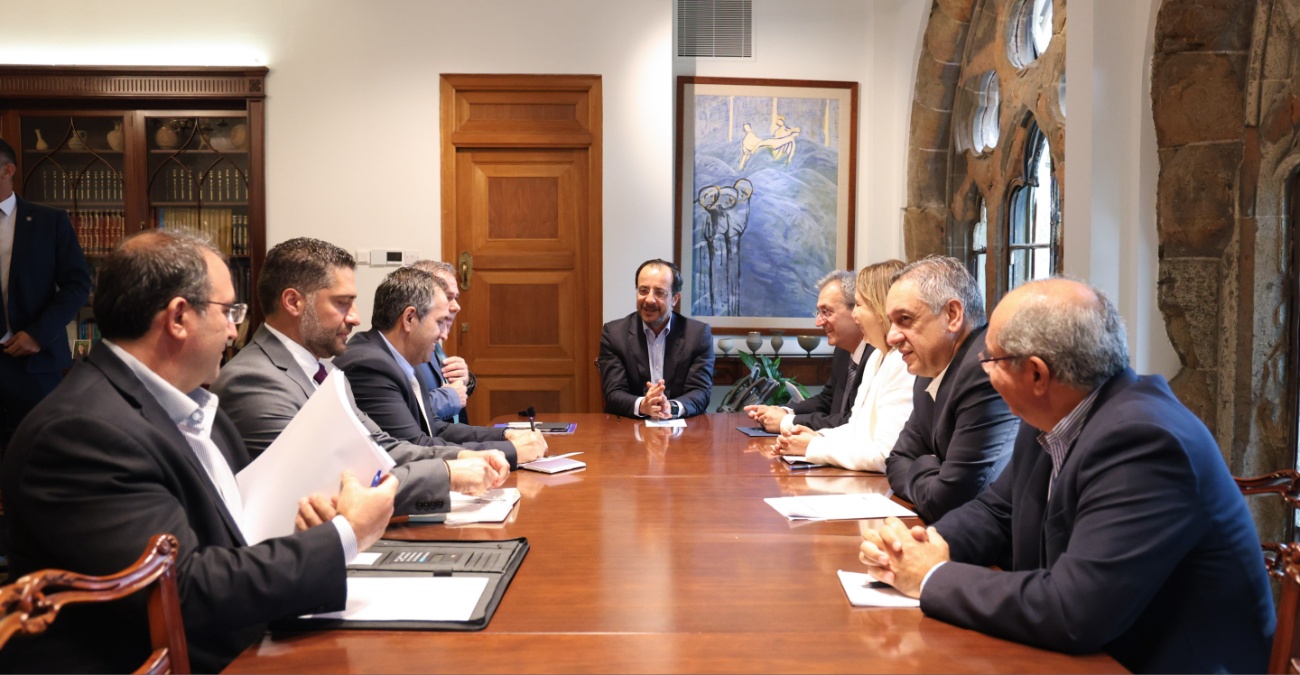 Στο Προεδρικό η νέα ηγεσία της ΣΕΚ: Πρώτο στην ατζέντα Χριστοδουλίδη το συνταξιοδοτικό