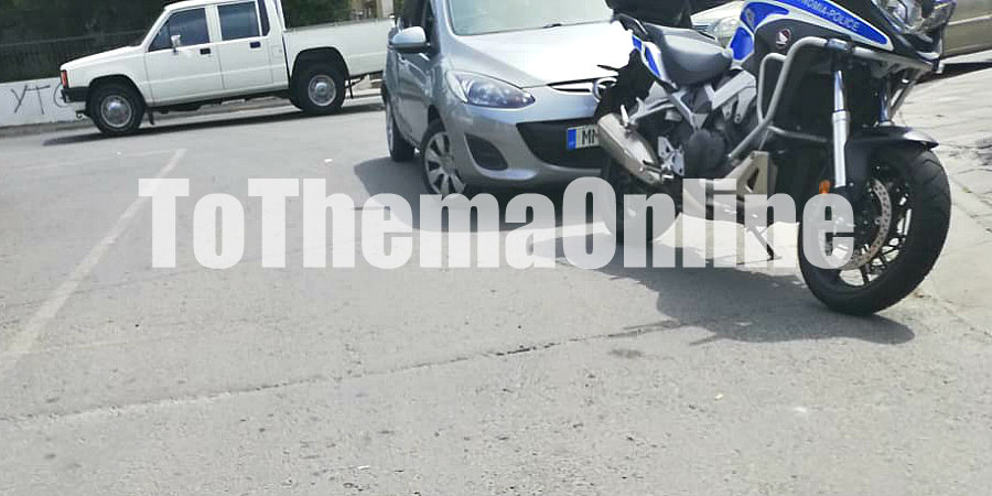 ΛΕΜΕΣΟΣ: Τροχαίο με μοτοσικλετιστή της Αστυνομίας- ΦΩΤΟΓΡΑΦΙΕΣ