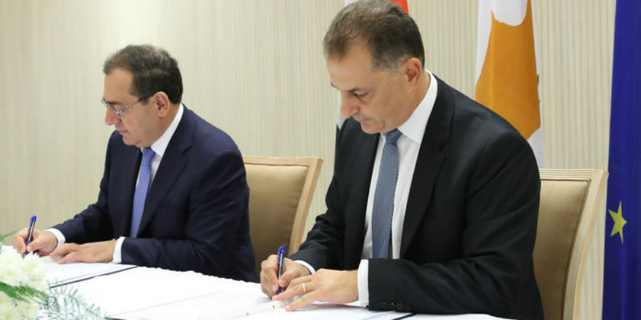 Υπεγράφη στη Λευκωσία η συμφωνία για τον υποθαλάσσιο αγωγό φυσικού αερίου με την Αίγυπτο