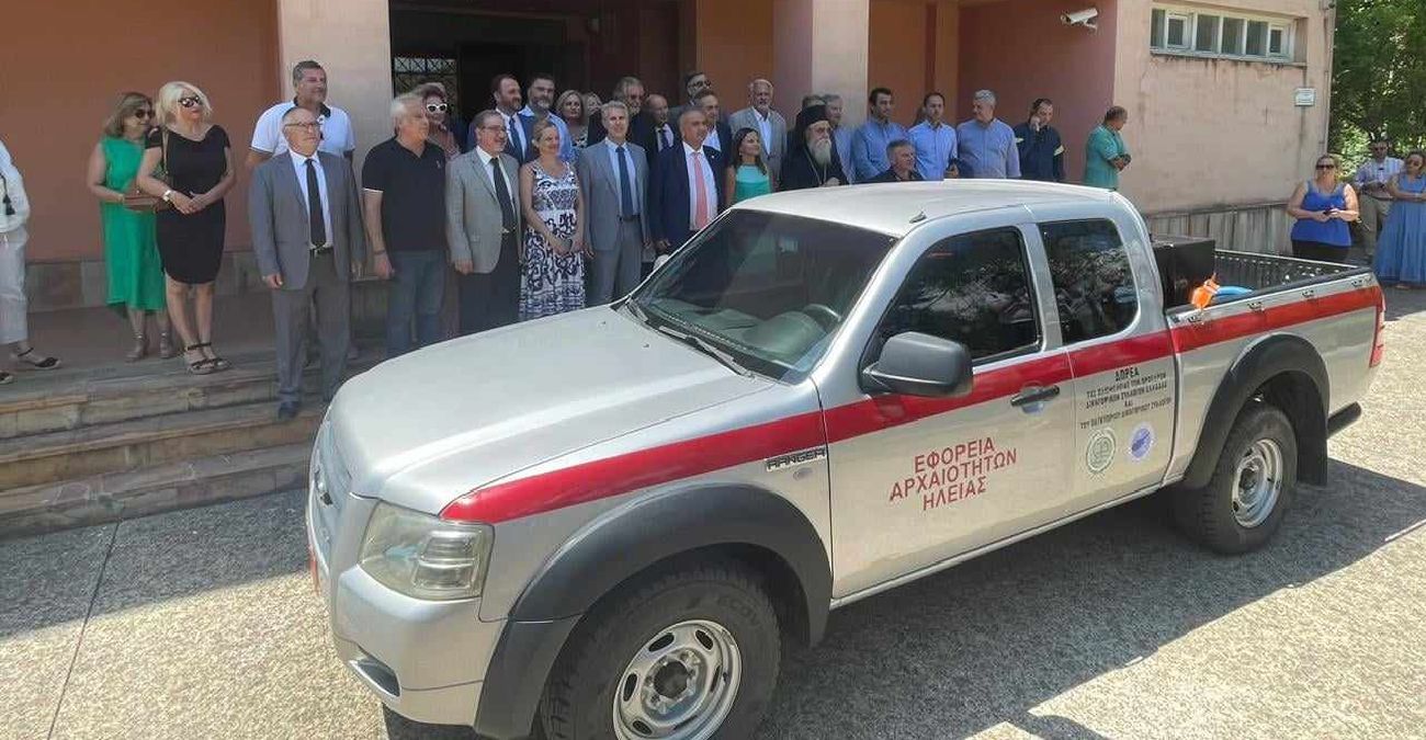 Δωρεά πυροσβεστικού οχήματος από δικηγόρους Κύπρου και Ελλάδας στην Ηλεία - Στόχος η προστασία της Αρχαίας Ολυμπίας