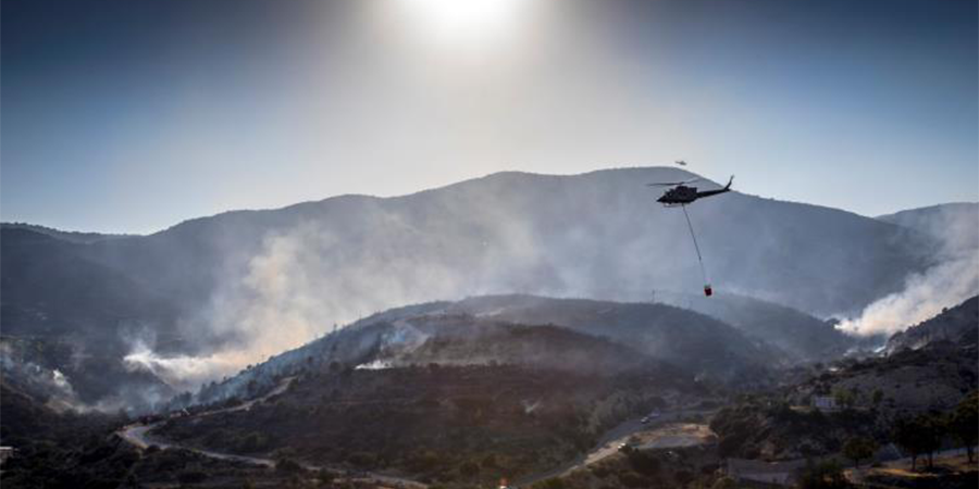 Βρετανικές Βάσεις: Υποστήριξη στην Κύπρο σε προσπάθεια καταπολέμησης πυρκαγιών 