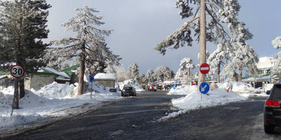 ΚΥΠΡΟΣ: Συνεχίζεται η κακοκαιρία - Αναμένονται τα πρώτα χιόνια στο Τρόοδος 
