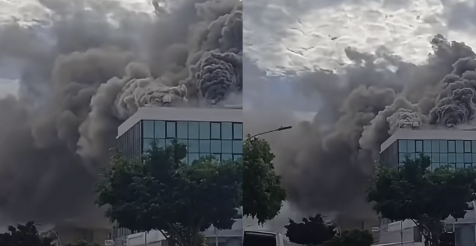 VIDEO - Κινδύνεψε εργαζόμενος από την πυρκαγιά σε εστιατόριο στη Λεμεσό 