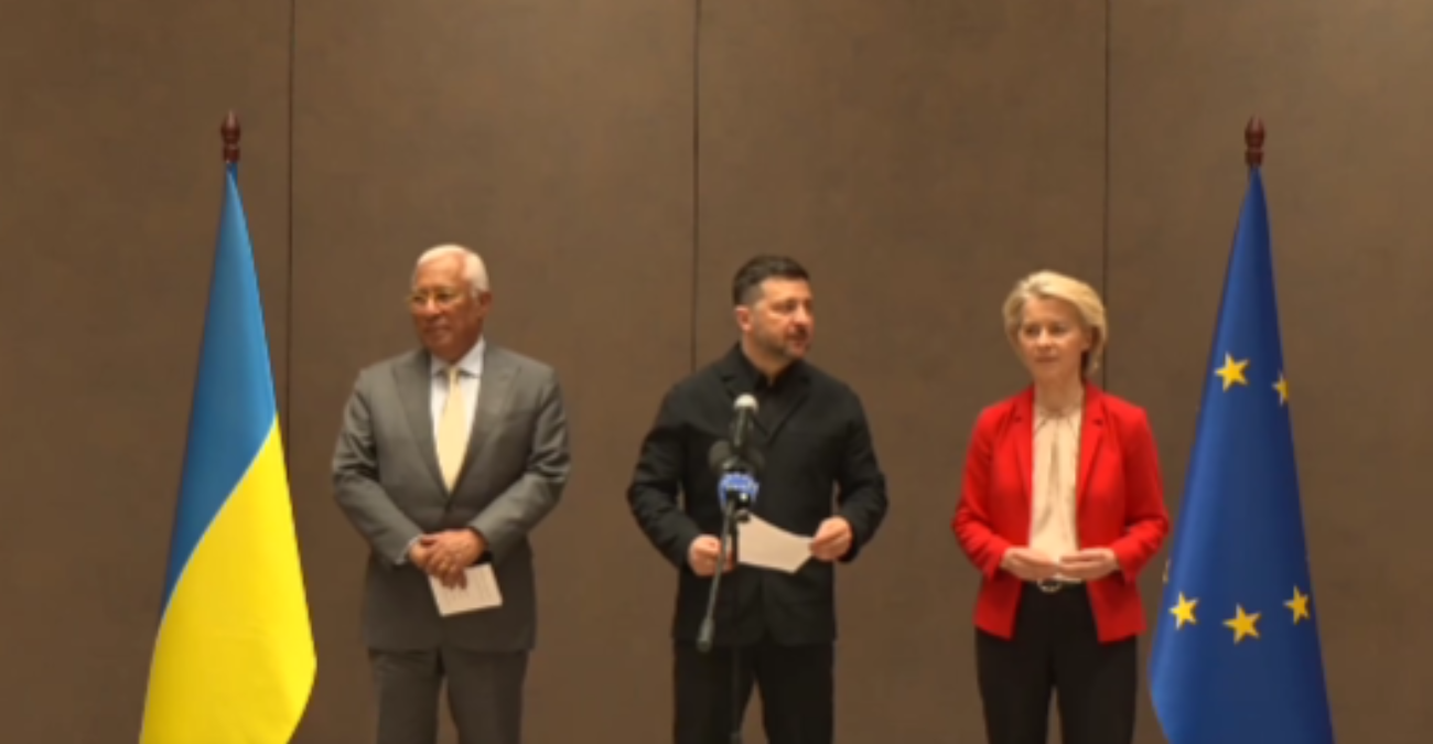 Επιτάχυνση ενταξιακής πορείας Ουκρανίας συζήτησε στην Κύπρο ο Ζελένσκι με ηγεσία ΕΕ