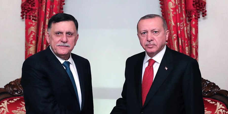 Ευχάριση εξέλιξη η πρωτοκόλληση της ‘συμφωνίας’ Τουρκίας - Λιβύης είπε ο Ερντογάν στον Σαράζ