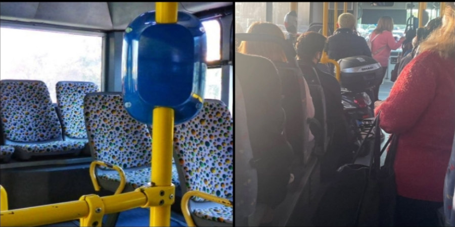 Έγινε viral μηχανάκι μέσα σε λεωφορείο στο εξωτερικό - Δείτε φωτογραφία