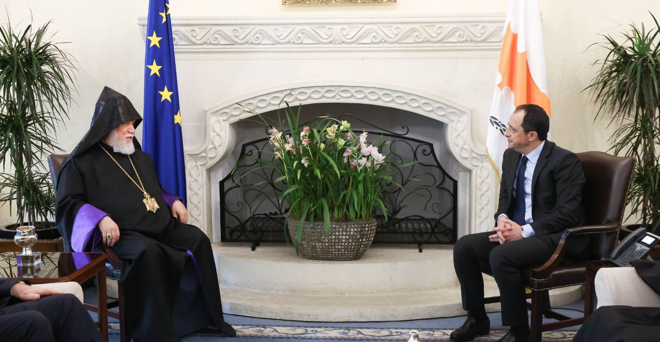 ΠτΔ: Συναντήθηκε με τον Πατριάρχη των Αρμενίων -  «Ο Πρόεδρος Χριστοδουλίδης με την πολιτική του εμπειρία θα ανοίξει ένα νέο κεφάλαιο για την Κύπρο»