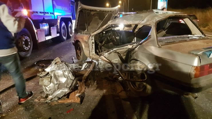 Τραγωδία στη Λαμία μετά από τροχαίο – Νεκροί και οι δυο οδηγοί – 27χρονος στρατιωτικός το ένα θύμα