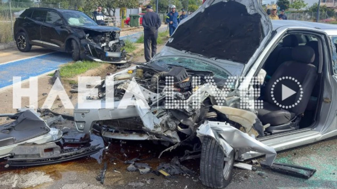 Τραγωδία στον Πύργο: Μία νεκρή και δύο σοβαρά τραυματίες έπειτα από μετωπική σύγκρουση οχημάτων - Δείτε φωτογραφίες