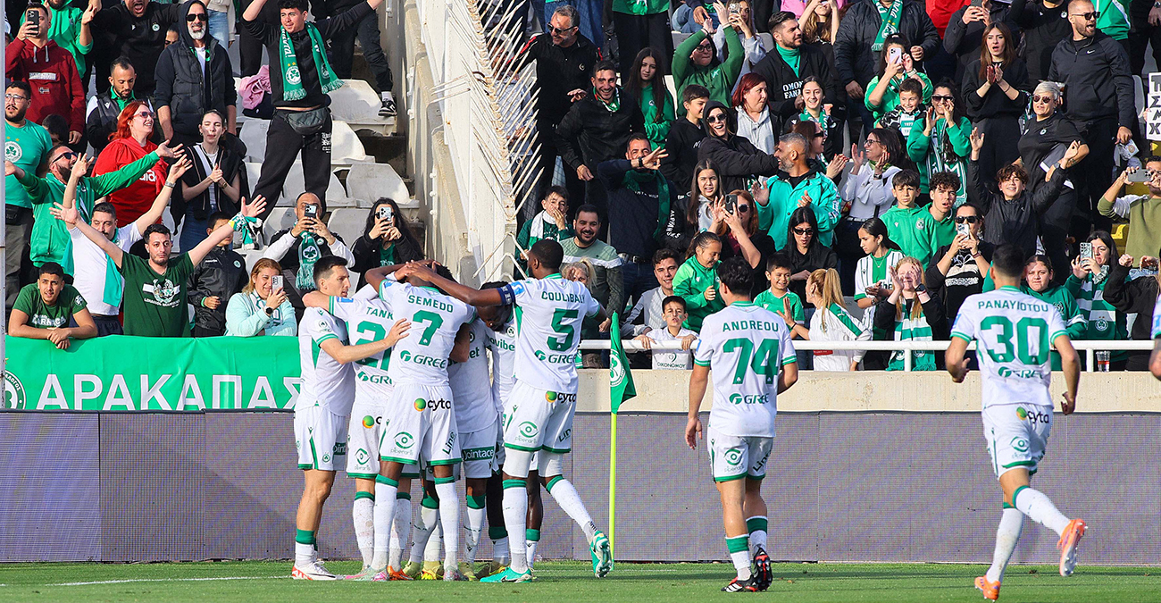 Έτσι κλειδώνει και μαθηματικά το τρόπαιο στη Λεμεσό η Ομόνοια!