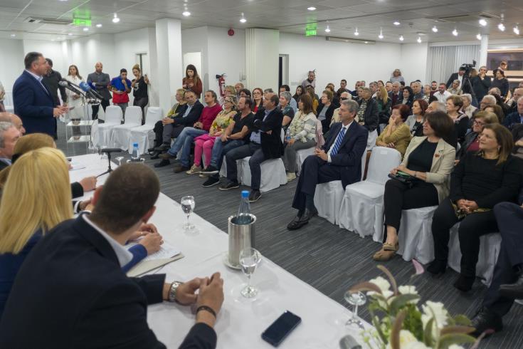 Τους υποψήφιους ευρωβουλευτές του παρουσίασε στη Λεμεσό η 'Συμμαχία - Οικολόγοι' 