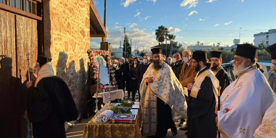 Καρούσος: Πολύτιμη η συμβολή της Eκκλησίας για λύση του Κυπριακού - Θυρανοίξια της Ιεράς Μονής Αγίου Αντωνίου στη Δερύνεια
