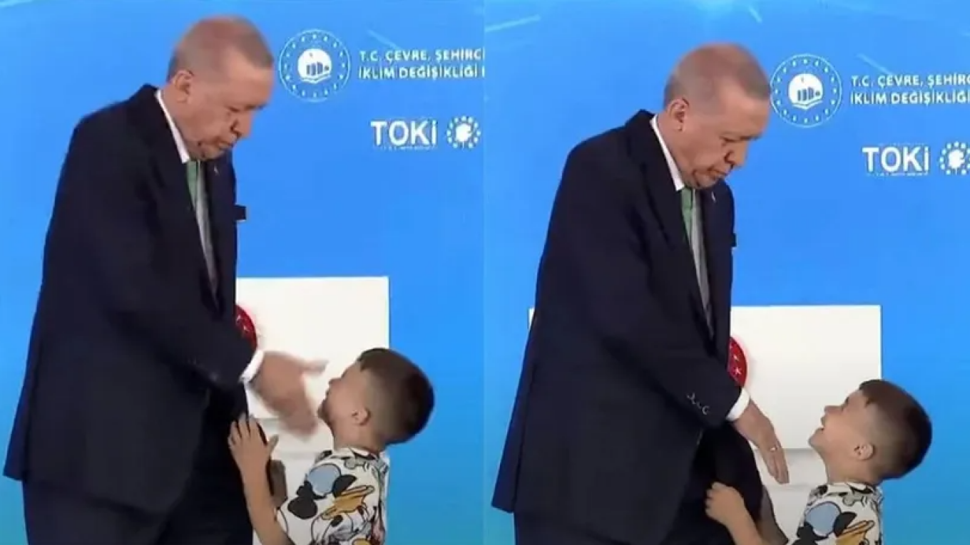 Ο Ερντογάν χαστούκισε μικρό αγοράκι επειδή δεν του φίλησε το χέρι - Δείτε βίντεο 