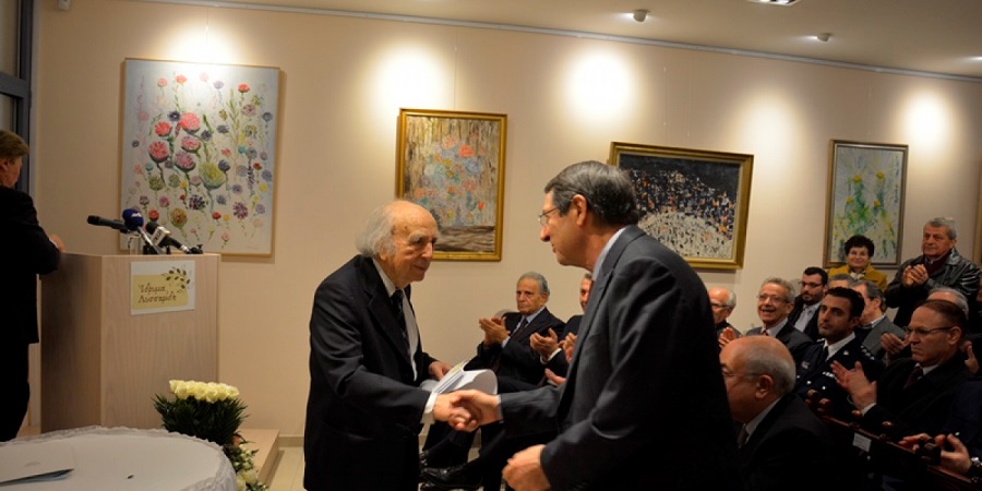 Ολόθερμες ευχές Προέδρου Αναστασιάδη στον Βάσο Λυσσαρίδη για τα 100στα γενέθλιά του