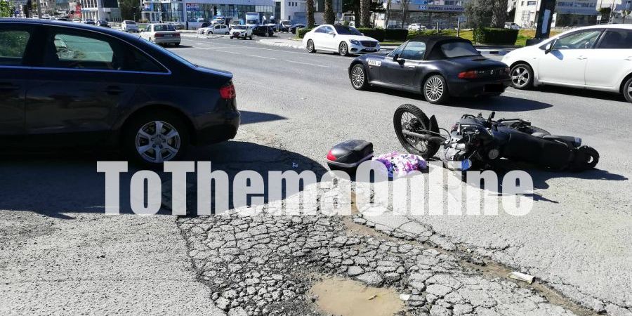 ΛΕΜΕΣΟΣ: Σφοδρή τροχαία σύγκρουση – Στο νοσοκομείο μοτοσικλετιστής – ΦΩΤΟΓΡΑΦΙΕΣ
