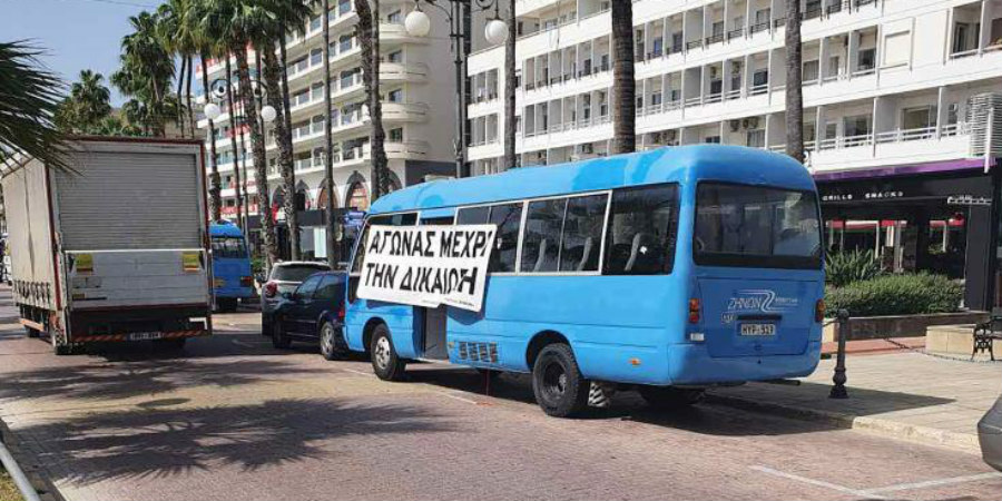 Τραβούν χειρόφρενο έξω από το γραφείο του Γενικού Ελεγκτή οι λεωφορειούχοι της «Ζήνων»