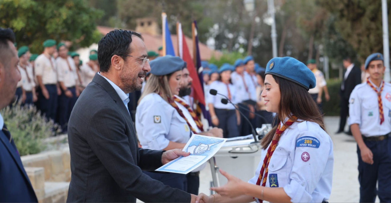 Χριστοδουλίδης: Στήριξη στον προσκοπισμό με €100.000 για αναβάθμιση των κατασκηνώσεων