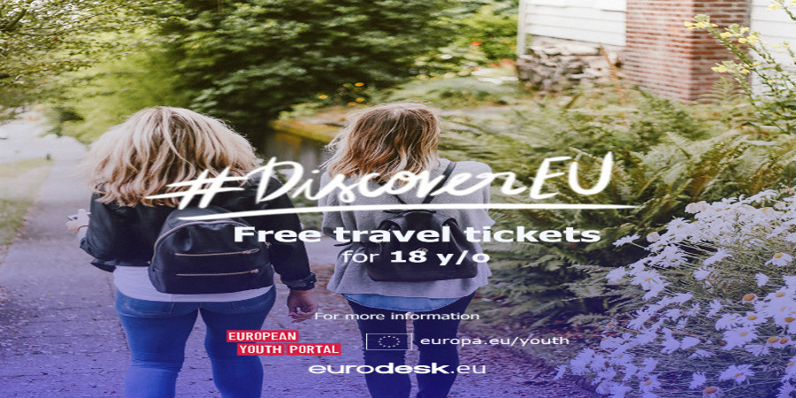 Είσαι 18 χρονών; Μη χάσεις την ευκαιρία να ταξιδέψεις στην Ευρώπη με το DiscoverEU!
