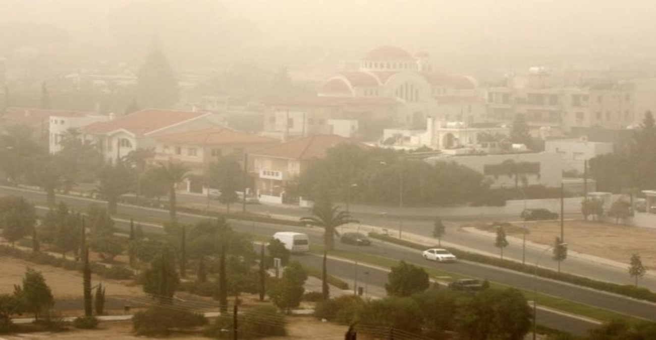 Θαμπό τοπίο η Κύπρος: «Πνιγόμαστε» στη σκόνη - Πότε θα χτυπήσει «κόκκινο» η θερμοκρασία - Αναλυτικά η πρόγνωση