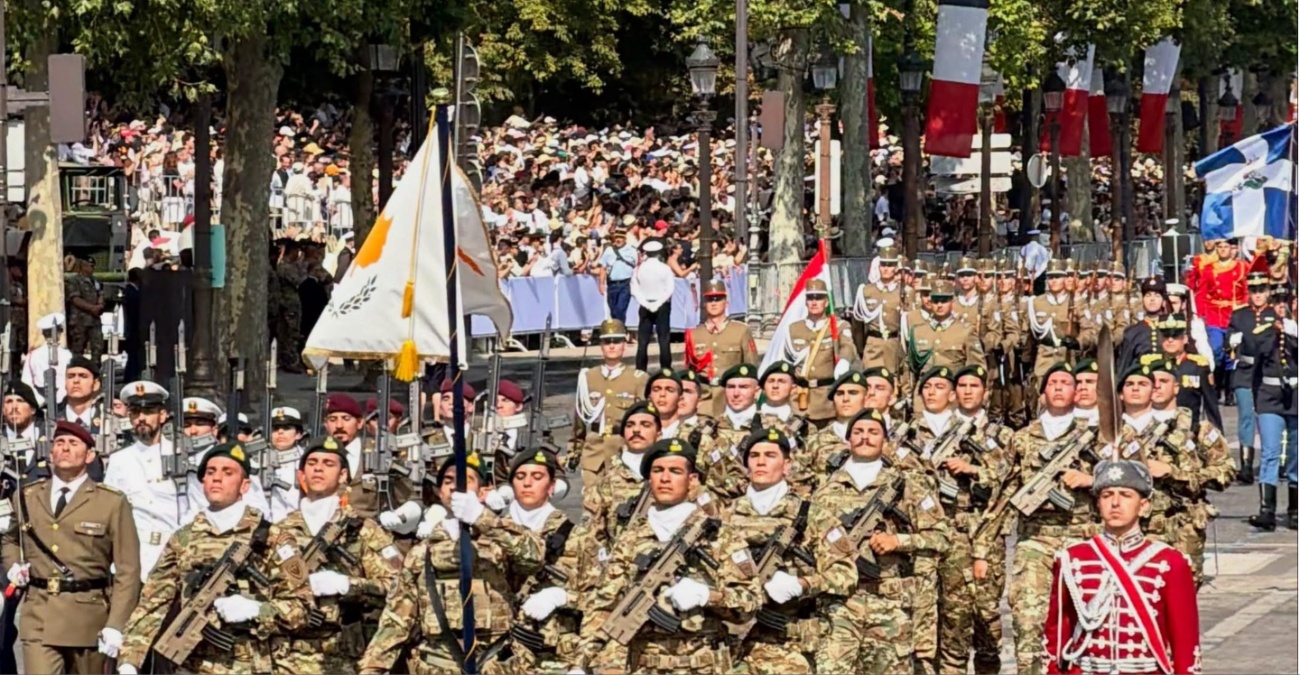 Με ελληνικά Rafale και κυπριακή παρουσία η επιβλητική παρέλαση της 14ης Ιουλίου στο Παρίσι – Δείτε φωτογραφίες