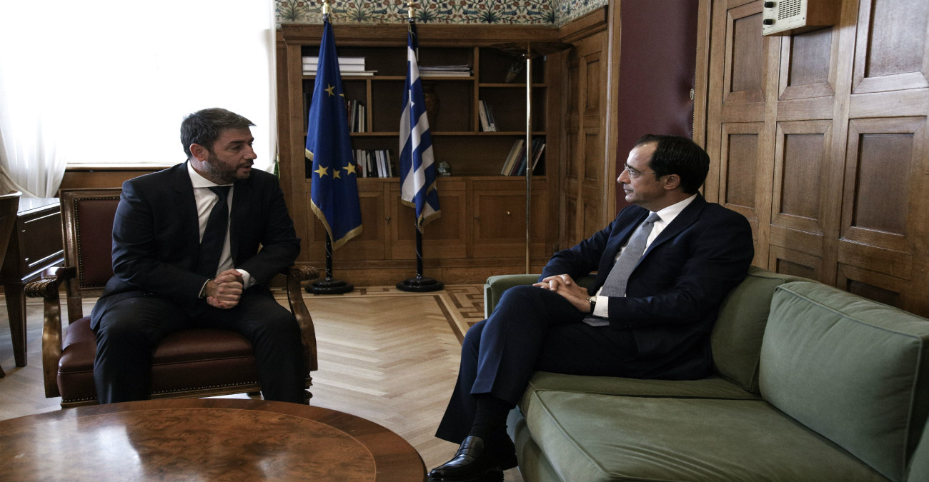 Συναντήθηκε με τον Πρόεδρο του ΠΑΣΟΚ ο Νίκος Χριστοδουλίδης - Όλα όσα συζήτησαν
