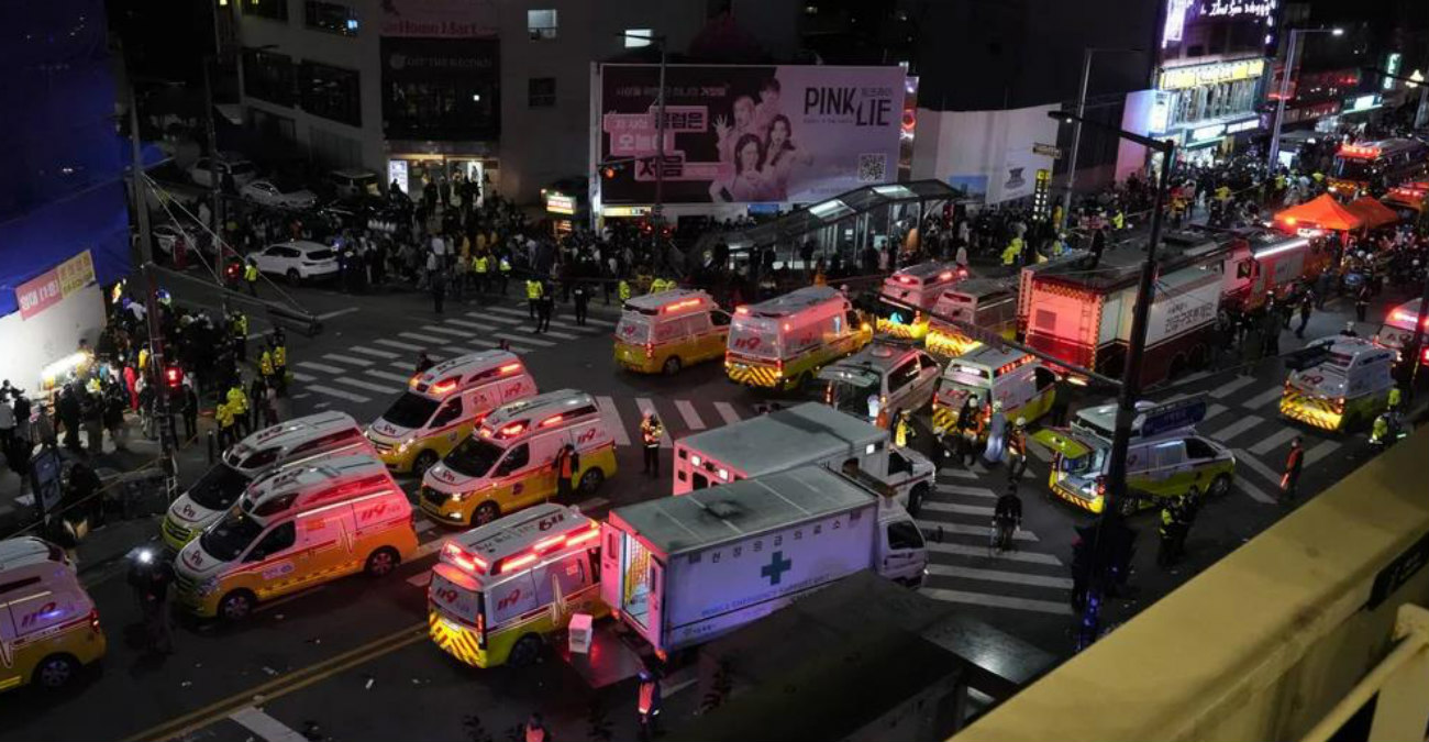 Αιματηρό το Halloween στη Σεούλ: Ποδοπατήθηκαν μέχρι θανάτου σε εκδήλωση - Πάνω από 120 νεκροί και εκατοντάδες τραυματίες