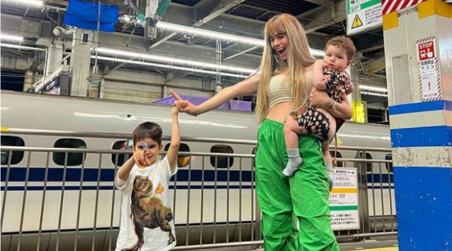 Μαρία Κορτζιά: Πόσταρε τρυφερό στιγμιότυπο των δύο της παιδιών – Ο μικρός Γιώργος έκανε τα πρώτα του βήματα