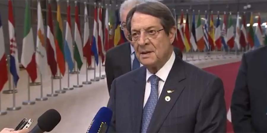 Ο Πρόεδρος εξέφρασε ικανοποίηση για τα μέτρα της Ε.Ε. σε βάρος της Τουρκίας -'Αυτό για το οποίο εκφράζουμε ικανοποίηση...' -VIDEO