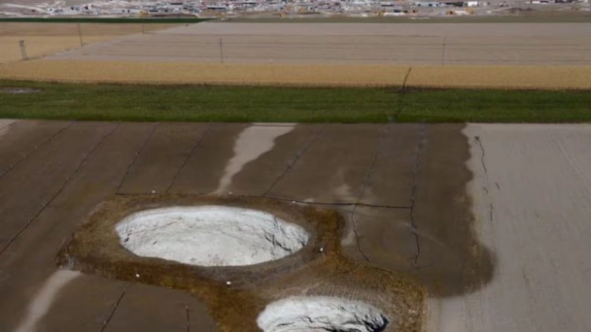 Τεράστιες τρύπες ανοίγουν σε χωράφια - Τι κρύβεται πίσω από το ανησυχητικό φαινόμενο