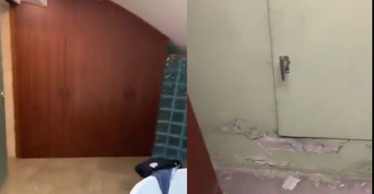 Η ανατριχιαστική ανακάλυψη σε δωμάτιο ξενοδοχείου: Άνδρας βρήκε μυστικούς διάδρομους μέσα στους τοίχους - Δείτε βίντεο