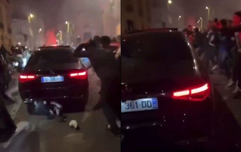 VIDEO - Τρομακτικό σκηνικό στο Παρίσι: Αυτοκίνητο έπεσε πάνω σε πεζούς οπαδούς της Παρί Σεν Ζερμέν