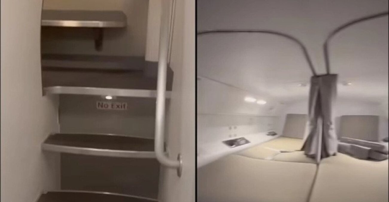 Πιλότος στις ΗΠΑ αποκαλύπτει τη μυστική σκάλα στα αεροσκάφη που οδηγεί στις καμπίνες του πληρώματος - Δείτε βίντεο