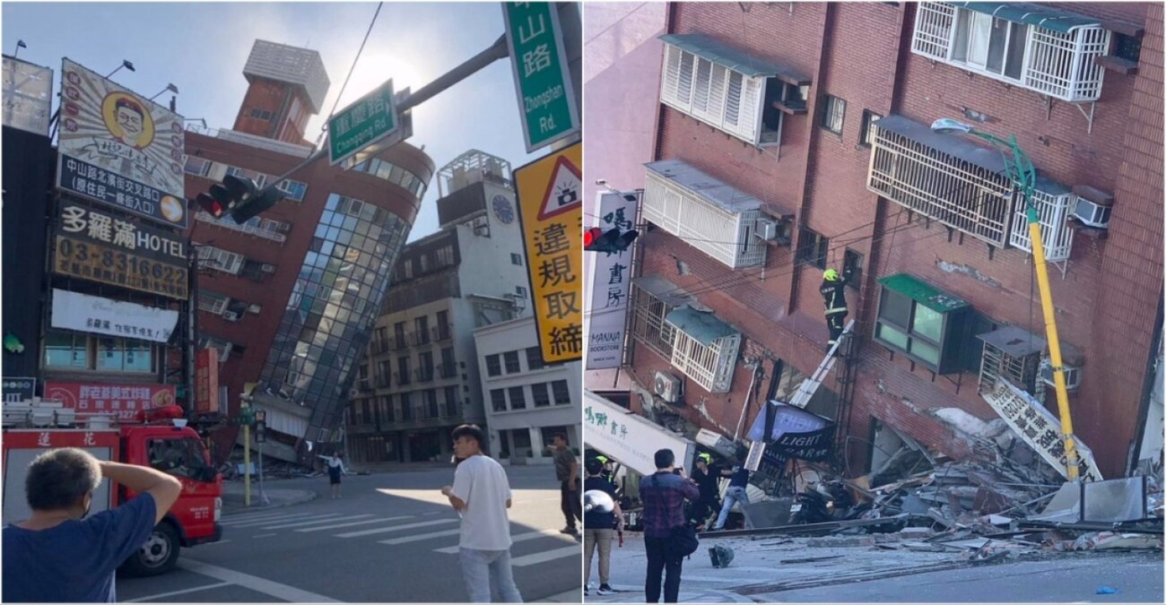 Καταστροφικός σεισμός 7,5 Ρίχτερ στην Ταϊβάν: Τουλάχιστον ένας νεκρός και 50 τραυματίες - Δείτε συγκλονιστικά βίντεο