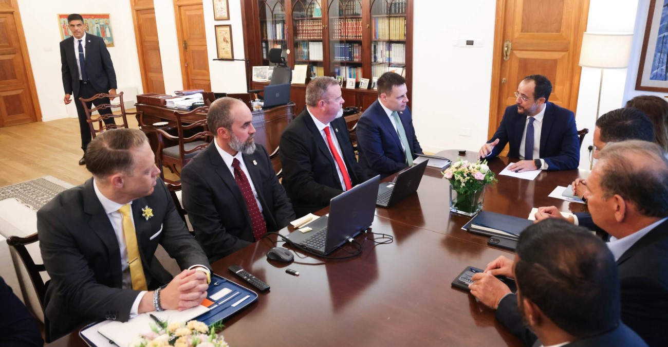 Συνάντηση ΠτΔ με ομάδα ATF: «Η Κυπριακή Κυβέρνηση είναι έτοιμη να ακούσει τους εμπειρογνώμονες και τα πορίσματα τους»