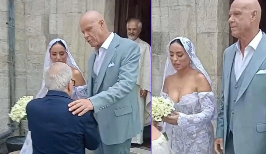 VIDEO: Η στιγμή που o Τζώνη αντικρύζει την Ελπίδα νύφη και η επική ατάκα που είπε στον πατέρα της