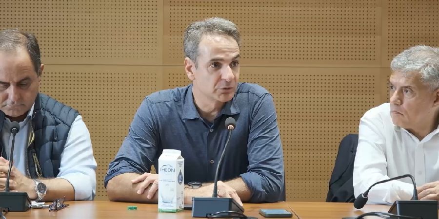 Κ. Μητσοτάκης: «Προτεραιότητα ο απεγκλωβισμός των συμπολιτών μας» - Άμεσα η αποκατάσταση των ζημιών και η ανακούφιση των πληγέντων