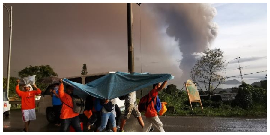 Ανεστάλησαν πτήσεις από και προς το αεροδρόμιο της Μανίλας λόγω ηφαιστείου - 8.000 κάτοικοι απομακρύνονται