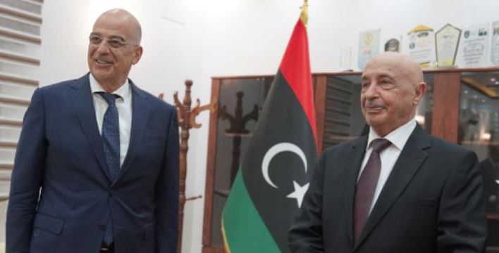 Προϋπόθεση για την ειρήνη στη Λιβύη η απομάκρυνση όλων των ξένων δυνάμεων, είπε ο Ν. Δένδιας